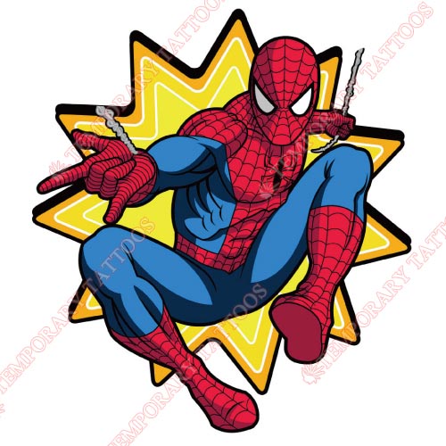 Spiderman Customize Temporary Tattoos Stickers NO.258